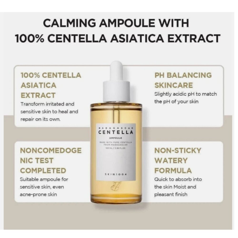 SKIN1004 Madagascar Centella Ampoule Korean Skincare 100ml (3.36 oz) - Picture 4 of 6